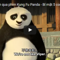 hoc tieng anh qua phim hoat hinh kung fu panda